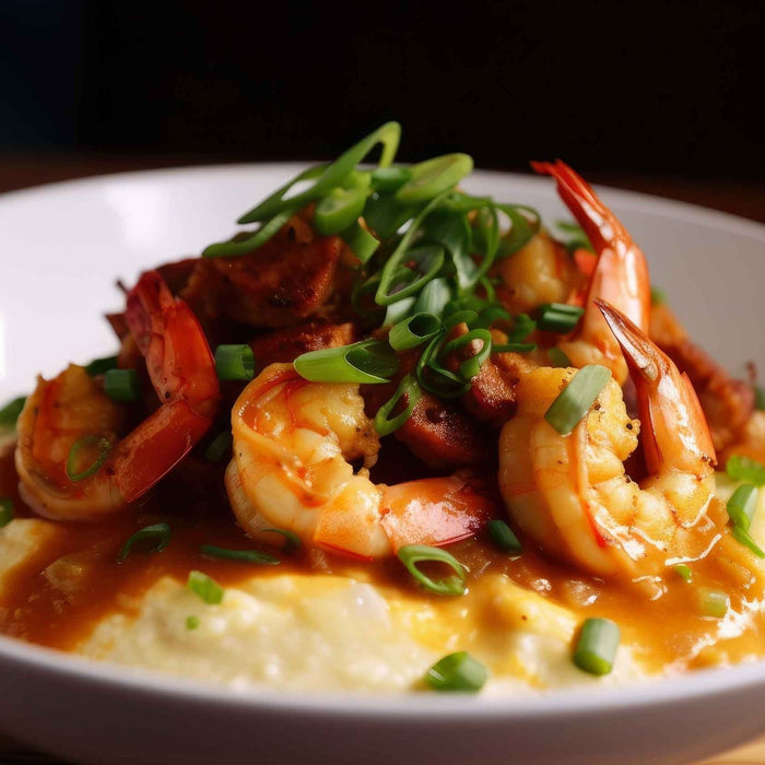Cajun Shrimp and Grits - PrimeFish Seafood Co.