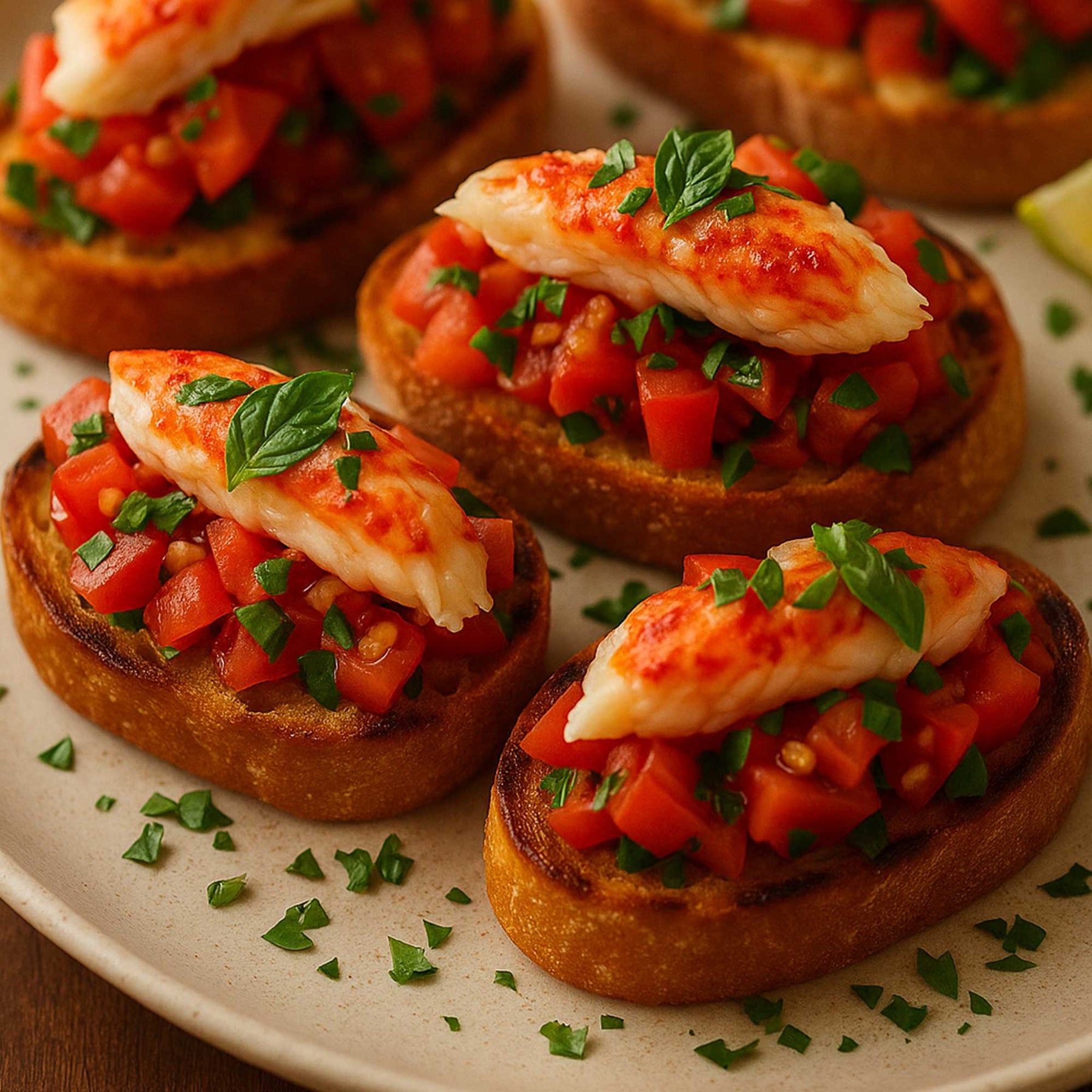 CRAB BRUSCHETTA
