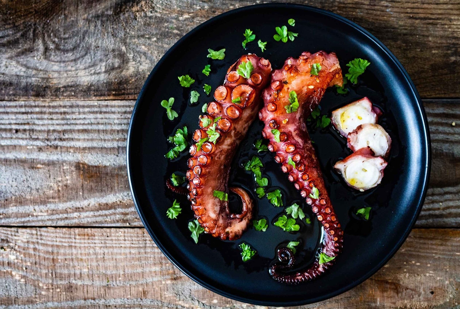 Simply Grilled Octopus w/ Lemon and Olive Oil - PrimeFish Seafood Co.
