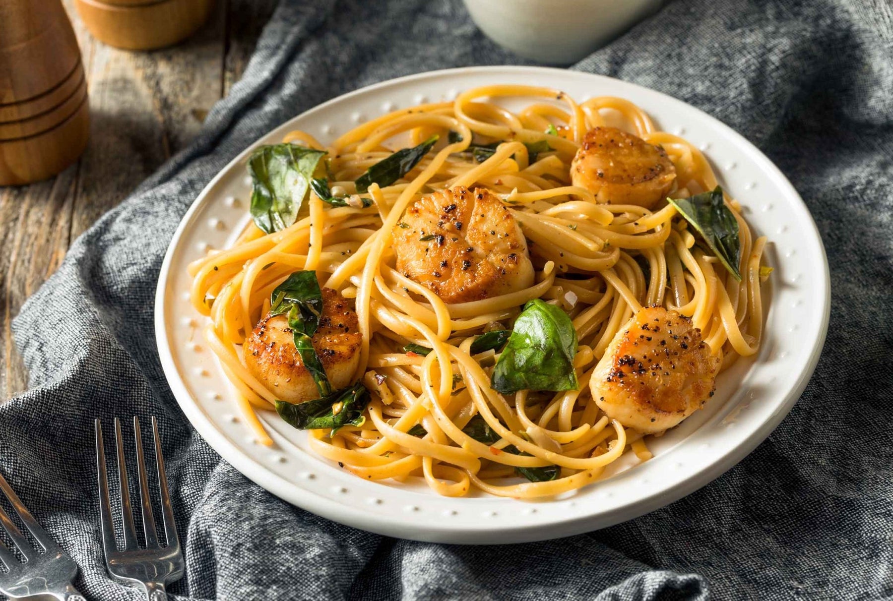 Zesty Seared Sea Scallop Pasta - PrimeFish Seafood Co.