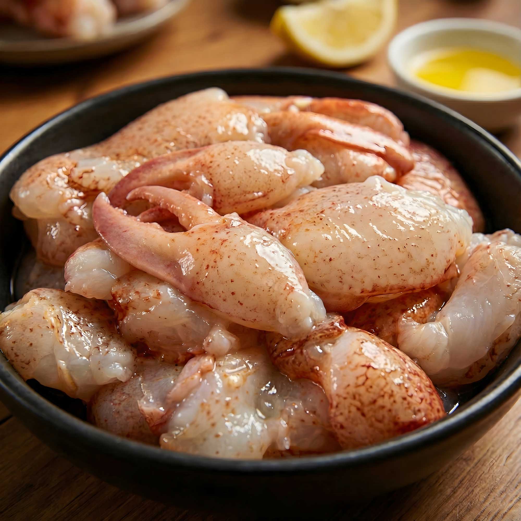 MAINE LOBSTER CLAW & KNUCKLE MEAT (32oz, RAW, HIGH PRESSURE PROCESSED)